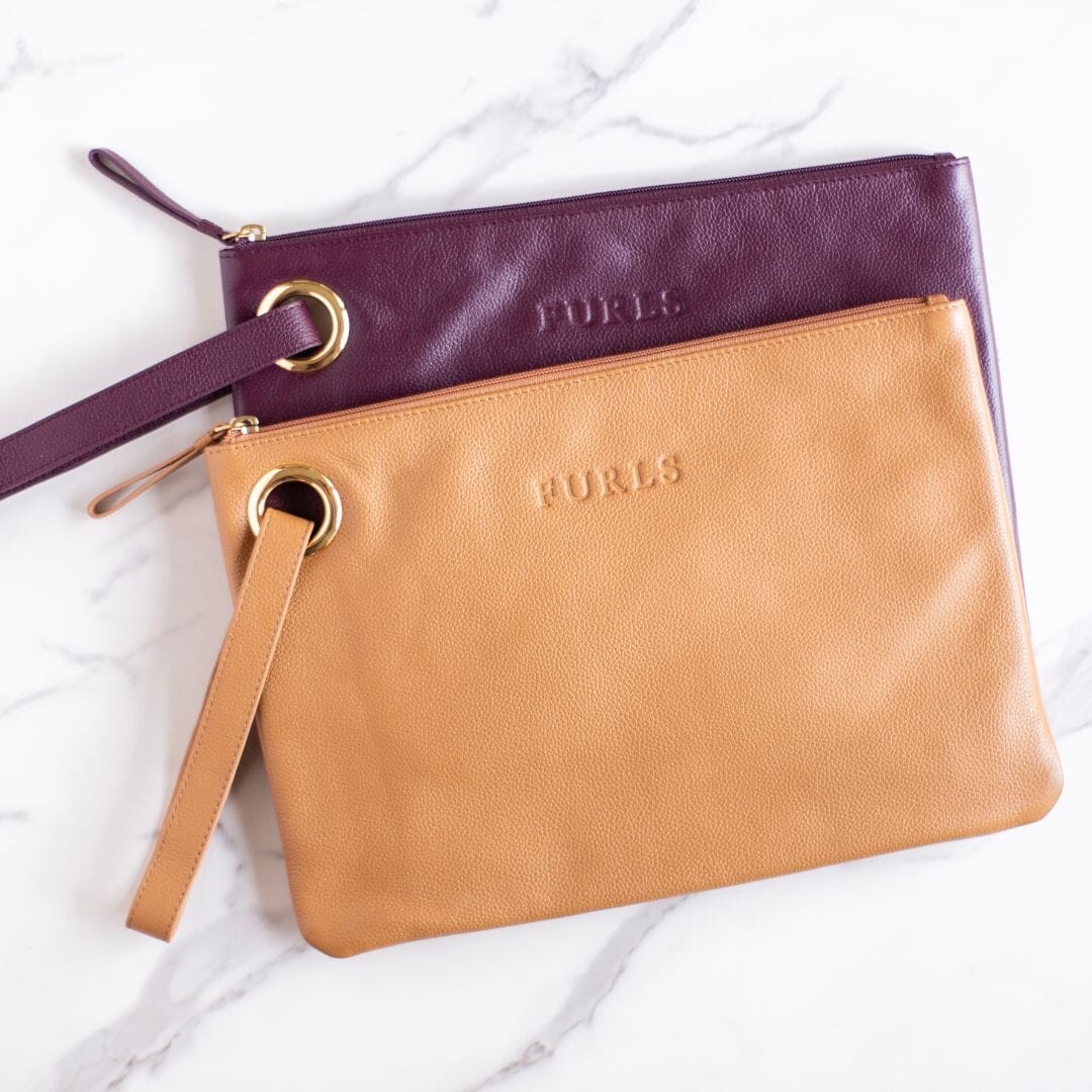 Blair Leather Hook Clutch Leather Accessories FurlsCrochet