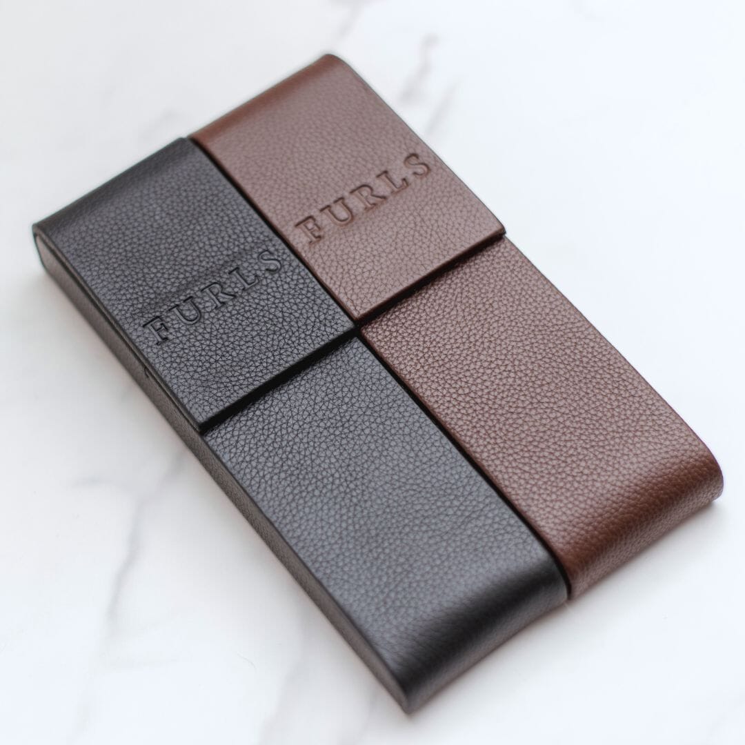 Double Leather Hook Holder FurlsCrochet