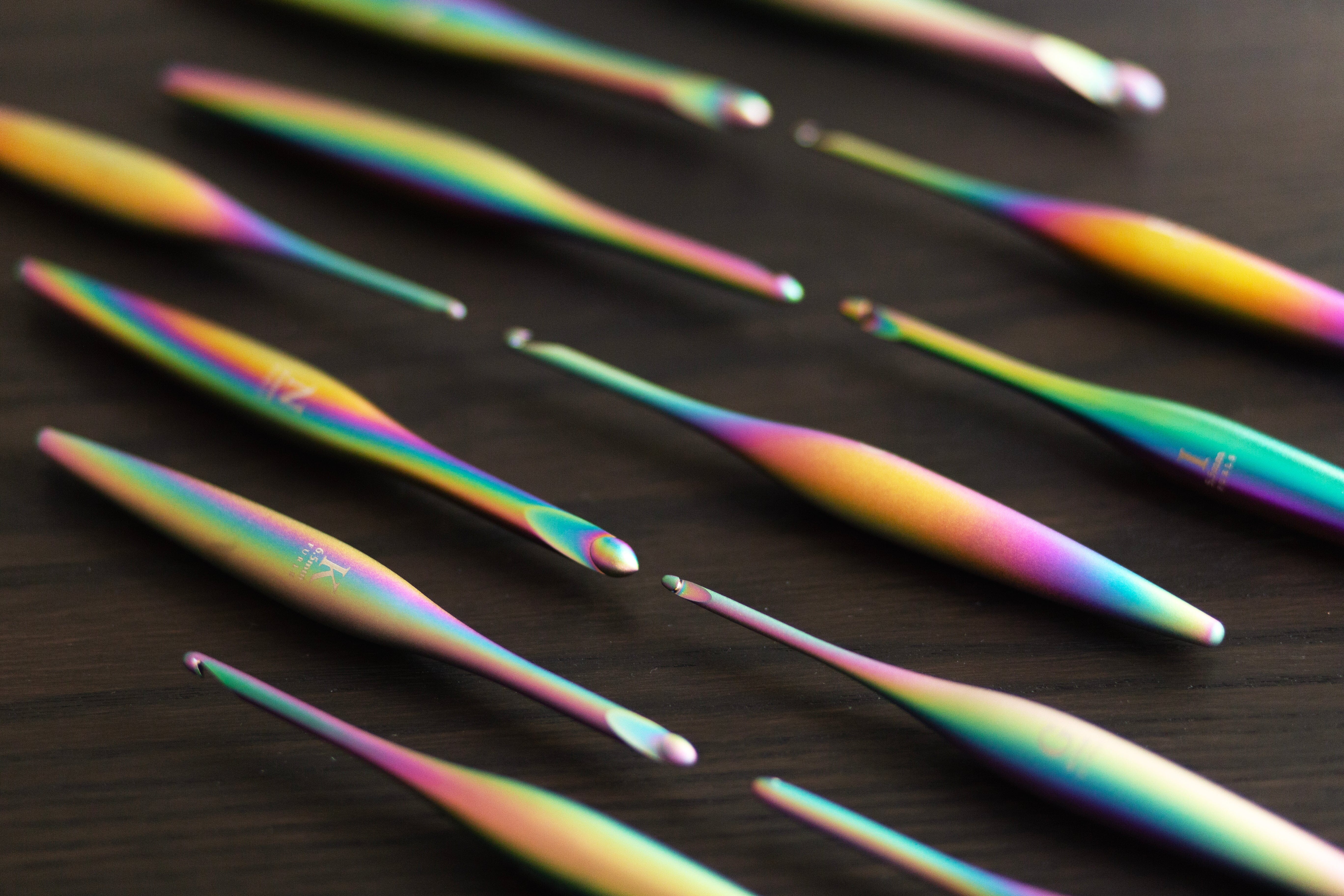 Aura Streamline Metal Crochet Hooks Metal Streamline FurlsCrochet