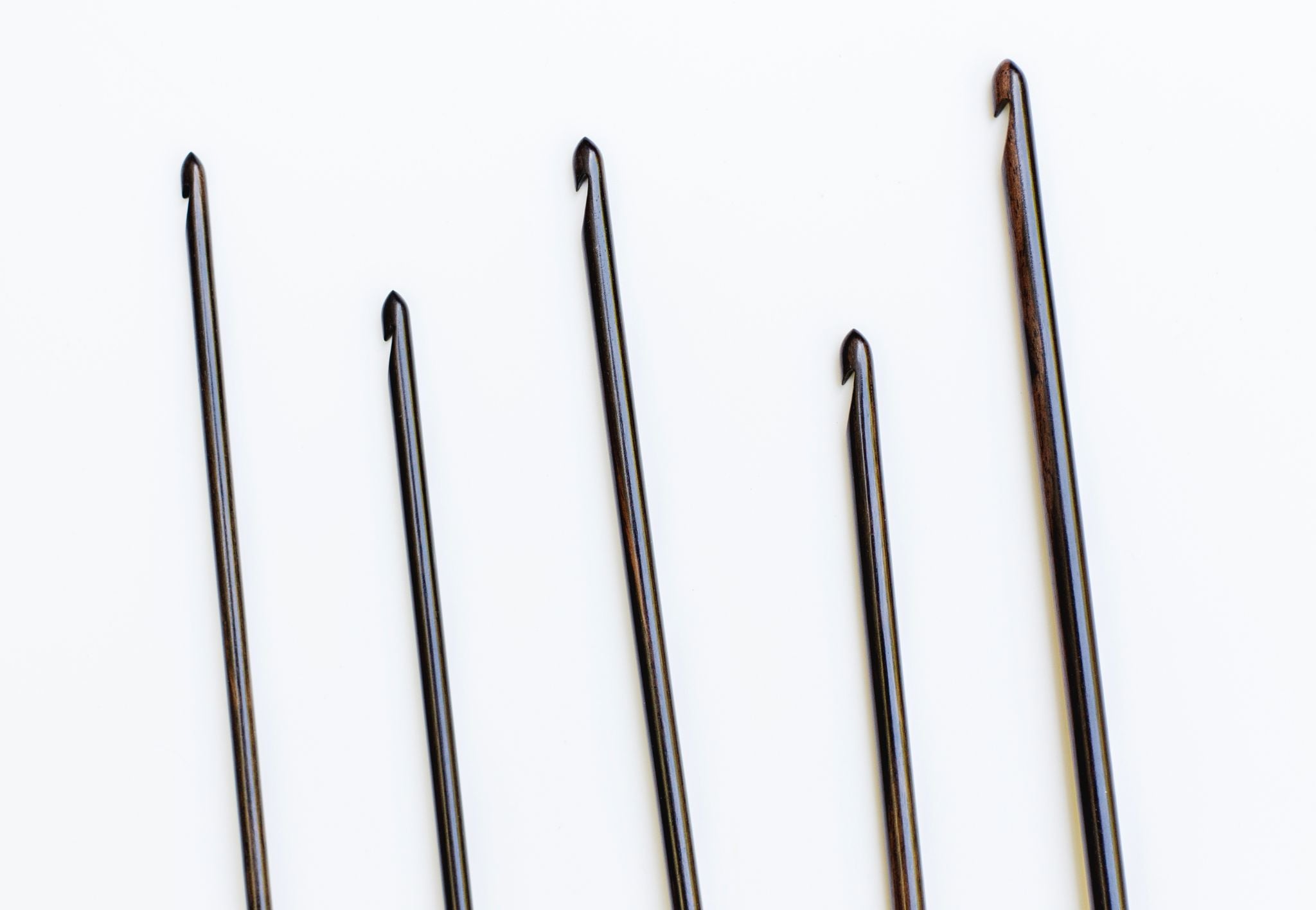 Tunisian Crochet Hook in Ebony Tunisian Hooks FurlsCrochet