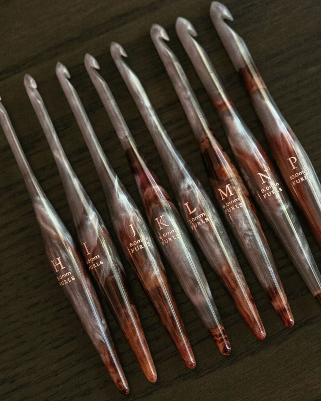 Limited Edition Immortal Streamline Resin Crochet Hooks LE Streamline Resin FurlsCrochet