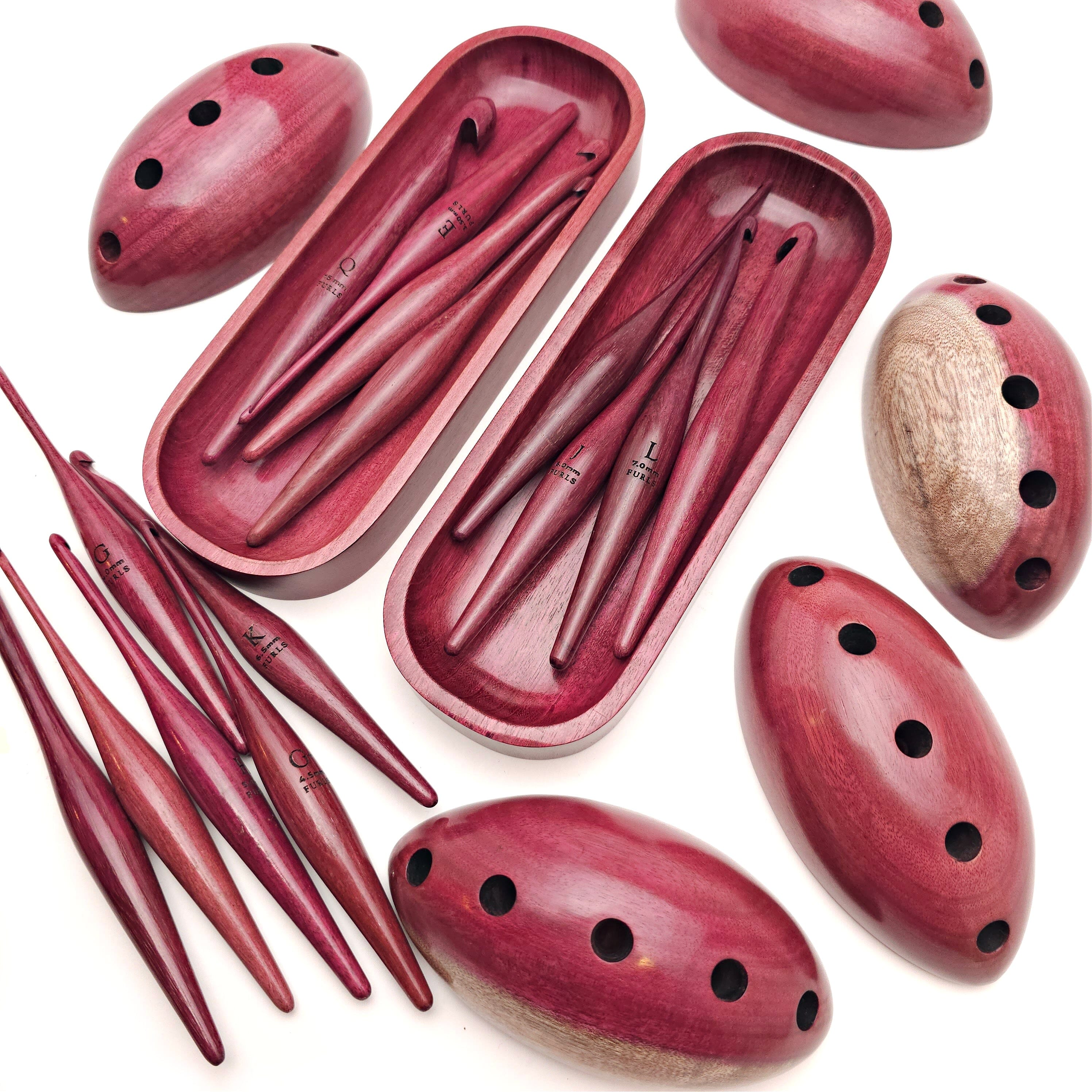 Purpleheart 5 Hook Circular Display Hook Stand FurlsCrochet