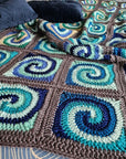 Spiraling Blocks Blanket Wander Kit Wander Pattern Kit FurlsCrochet