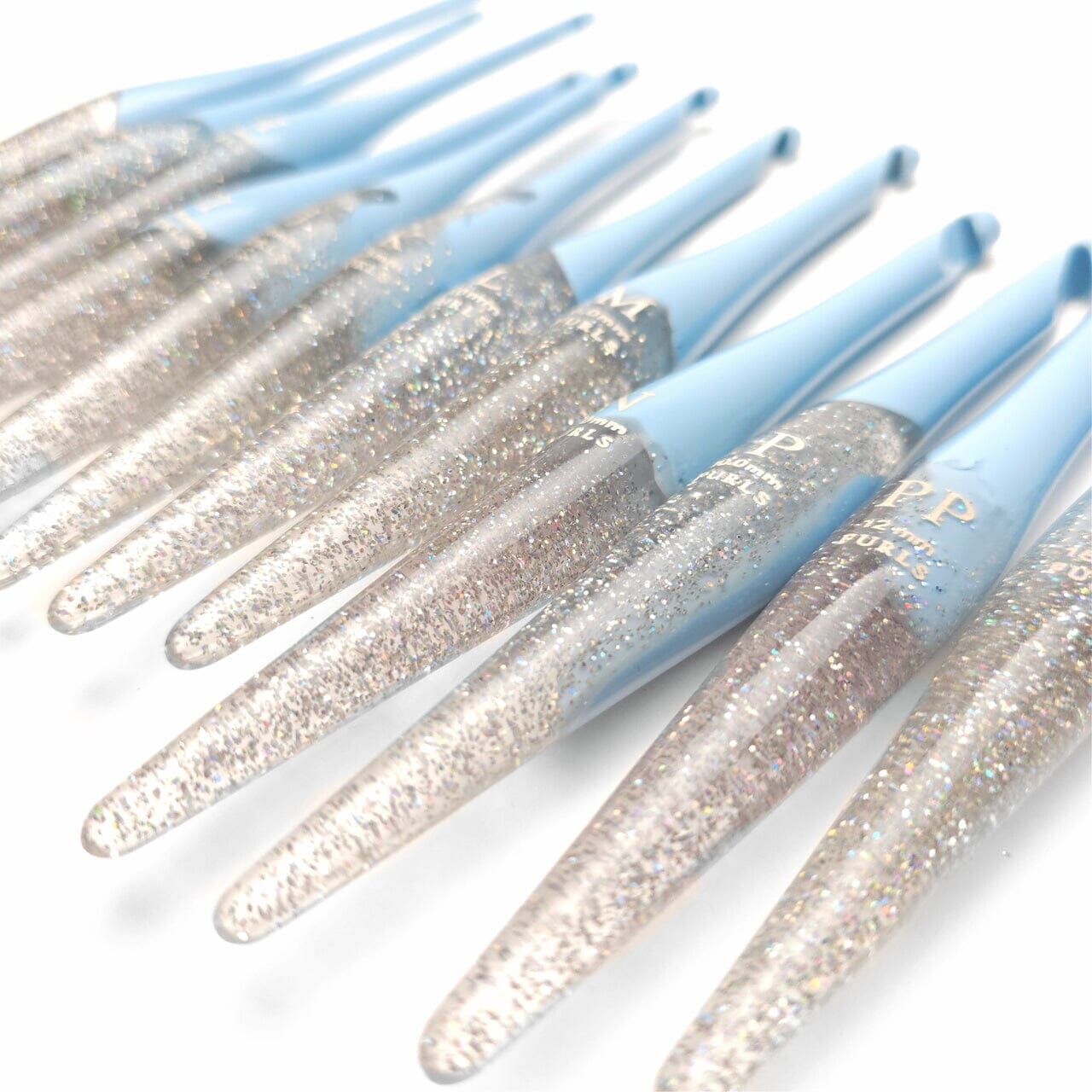 Wonderland Streamline Glitter Crochet Hooks Glitter Streamline FurlsCrochet