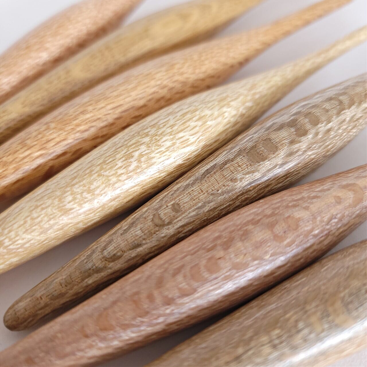 Silver Oak Streamline Wood Crochet Hooks FurlsCrochet