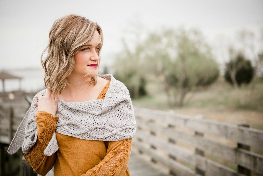 Infinity Cable Shawl