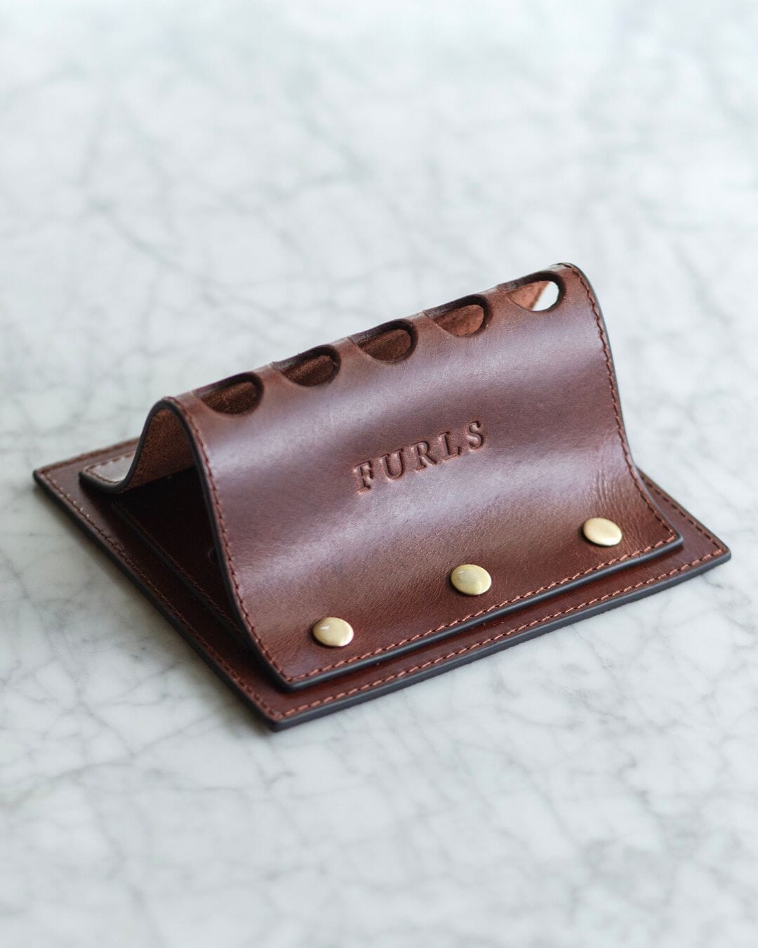 Leather 5-Hook Stand FurlsCrochet 