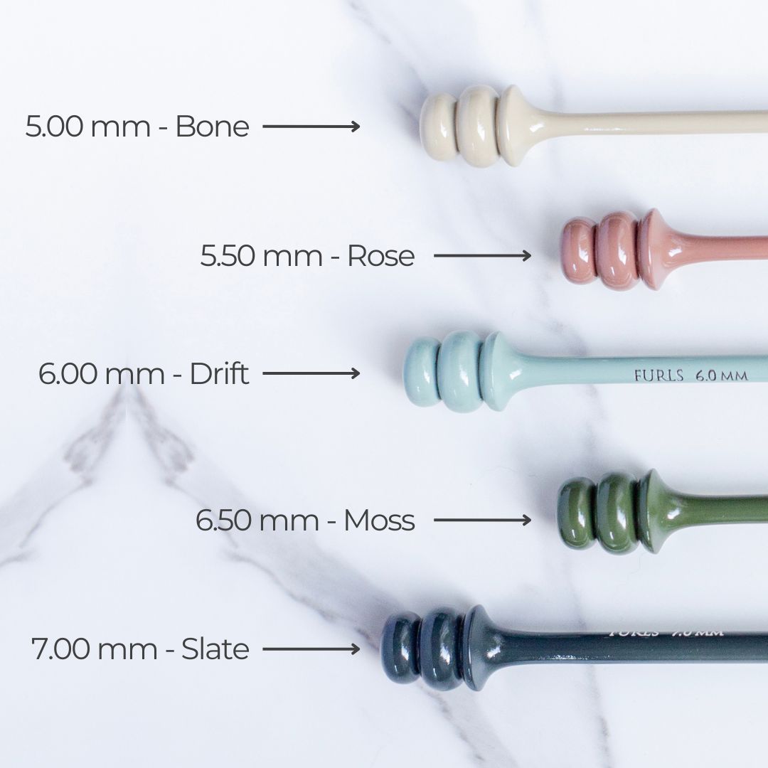 Limited Edition Tunisian Crochet Hook in Maple Ombre Tunisian Hooks FurlsCrochet 