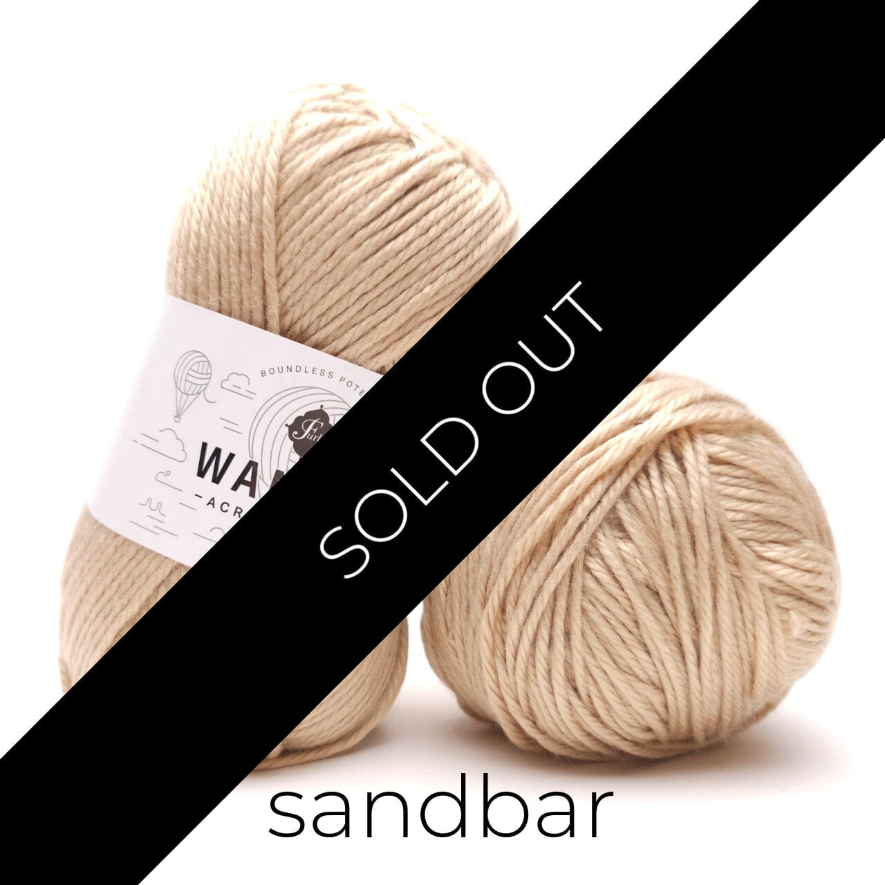 Wander Acrylic Yarn Yarn FurlsCrochet Sandbar 