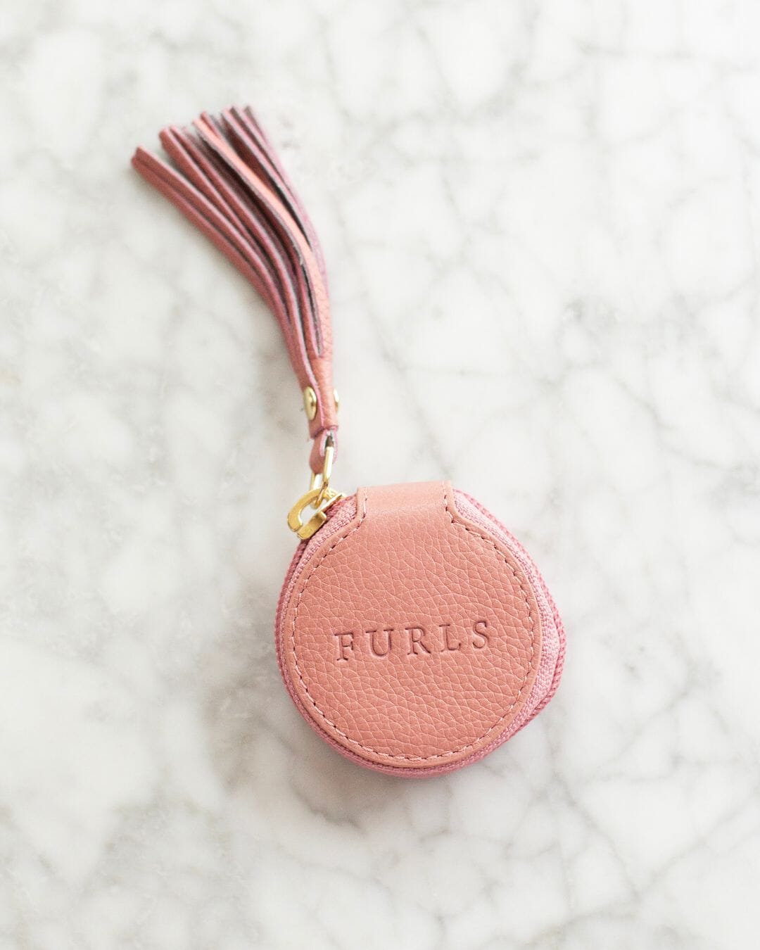 Tally Leather Tape Measure General Merchandise FurlsCrochet Pink 